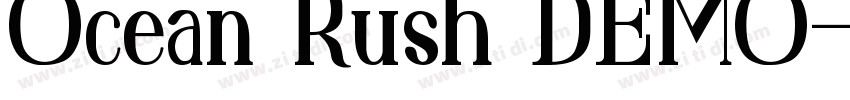 Ocean Rush DEMO字体转换